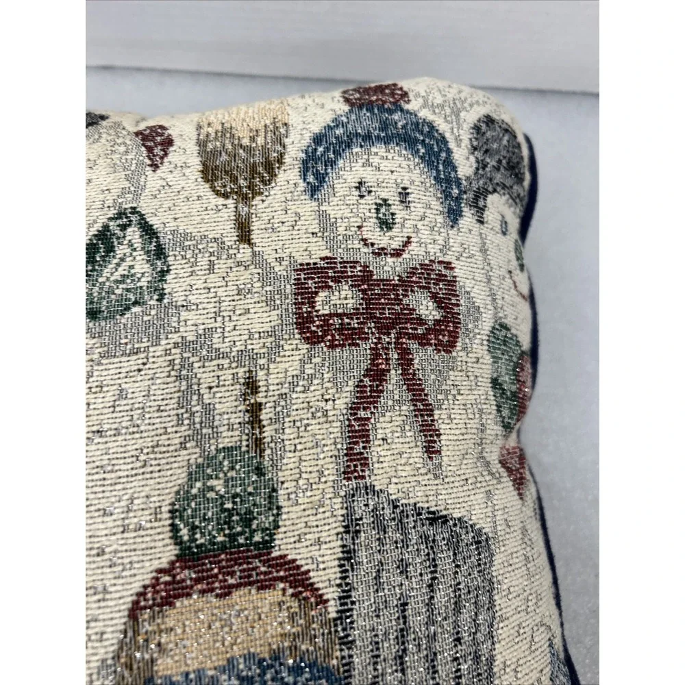 Fashion Throw Pillow  Christmas Holiday Snowman Winter Decor